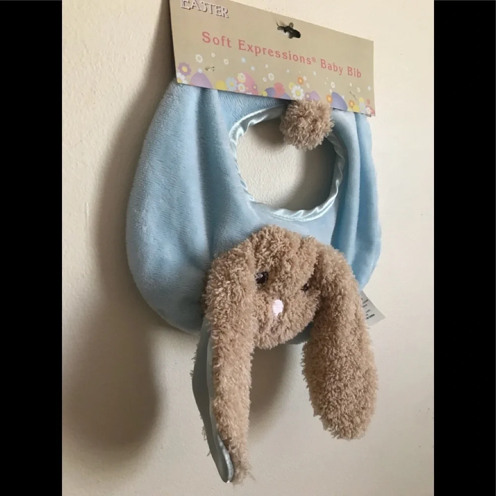 2013 Easter Bunny Soft Baby Bib